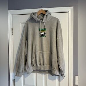 Urban Outfitters Men’s Dallas Graphic Grey Hoodie Sweatshirt XXL